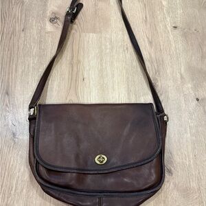 COACH Vintage City Bag Crossbody Glove Tanned Leather Handbag 9790 brown
